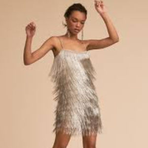 rachel zoe della fringe dress